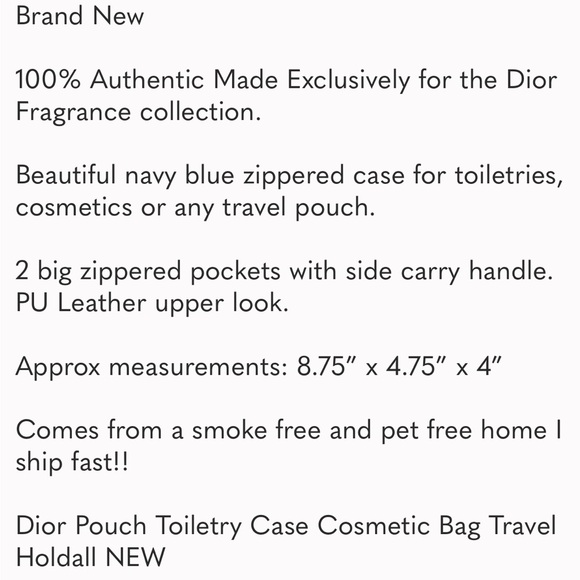 Dior Toiletry Bag - Picture 10 of 10